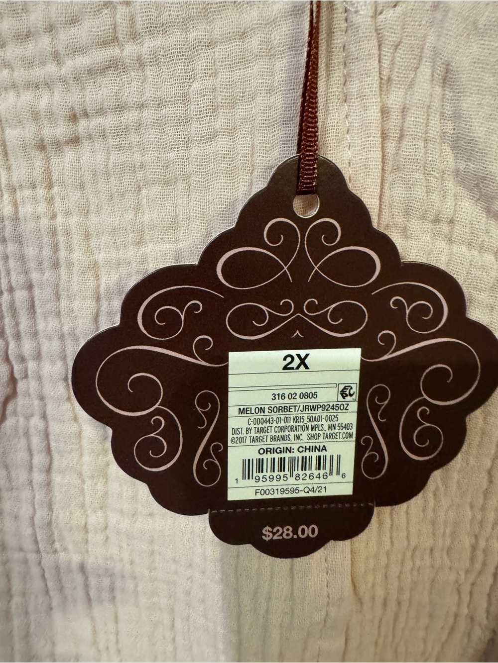 Knox Rose 2X Pink Embroidered Gauze Sleeveless Boho Tank Top NWT - Picture 7 of 8